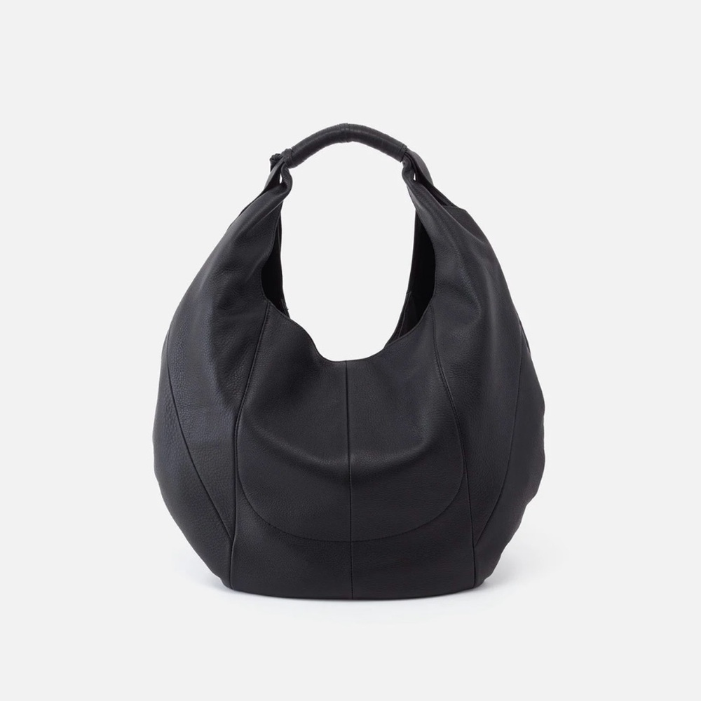 ✨Sold✨Hobo International Eclipse Pebbled Black Leather Unlined Handbag NWOT